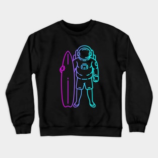 Surfing Astronaut Crewneck Sweatshirt